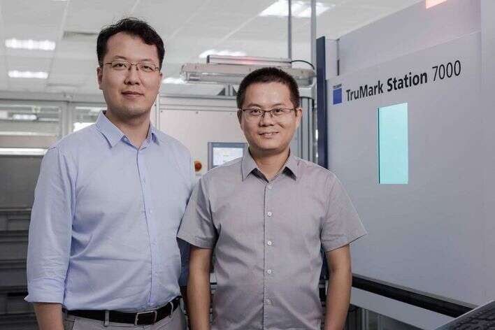 Charlie Zhu und Alex Xu (rechts)