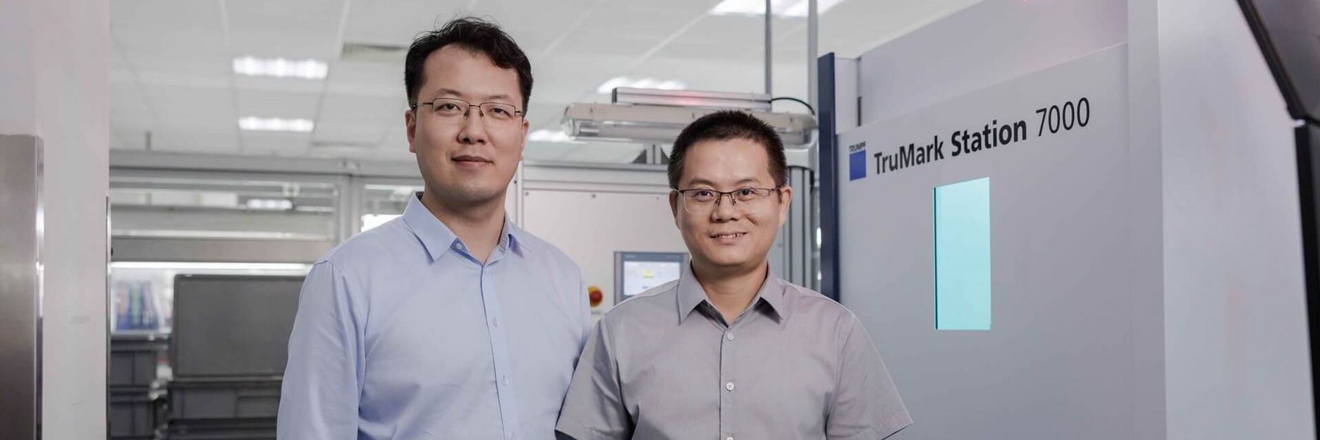 Charlie Zhu und Alex Xu (rechts) 