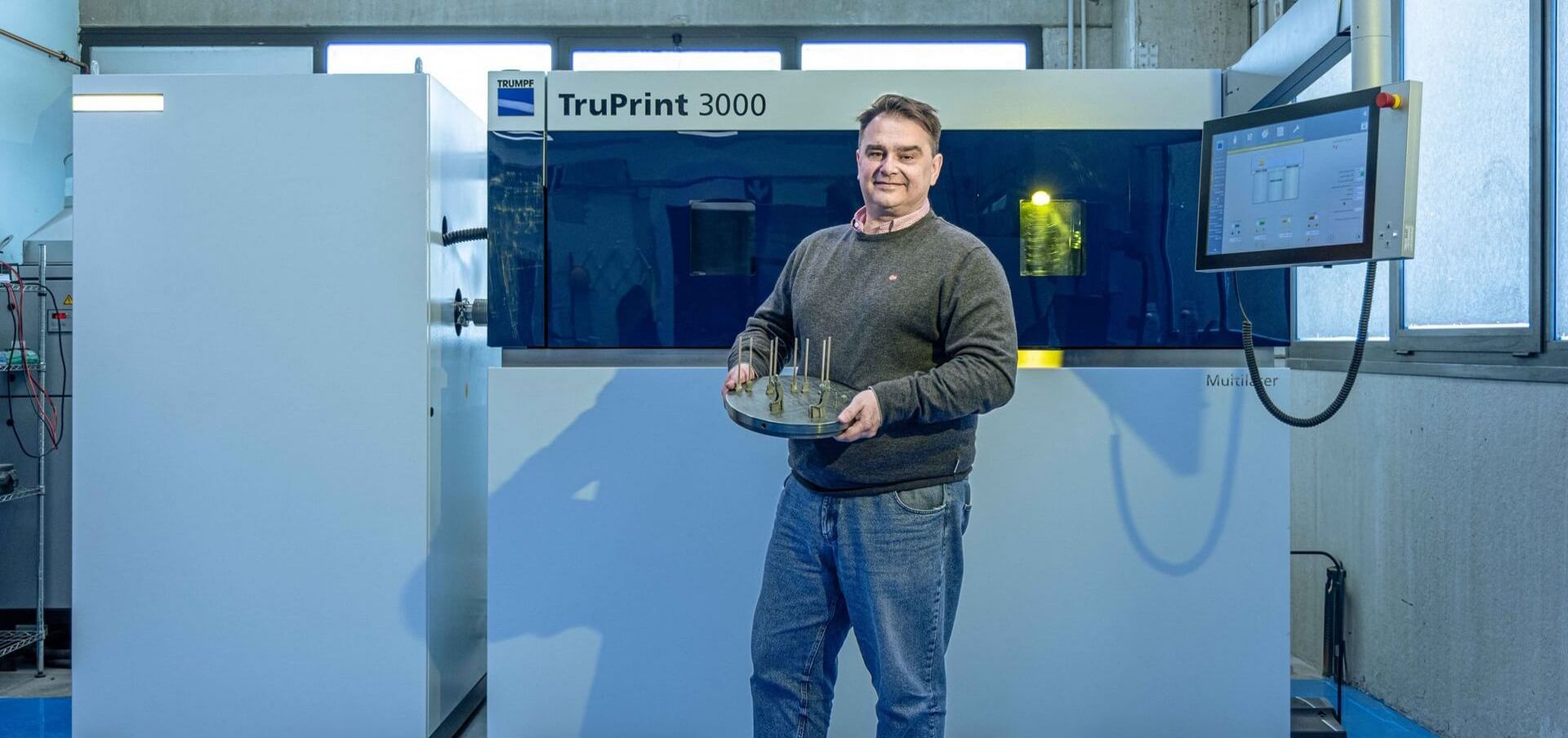 Die TruPrint 3000 ist mit der Multilaser-Option ausgestattet. 