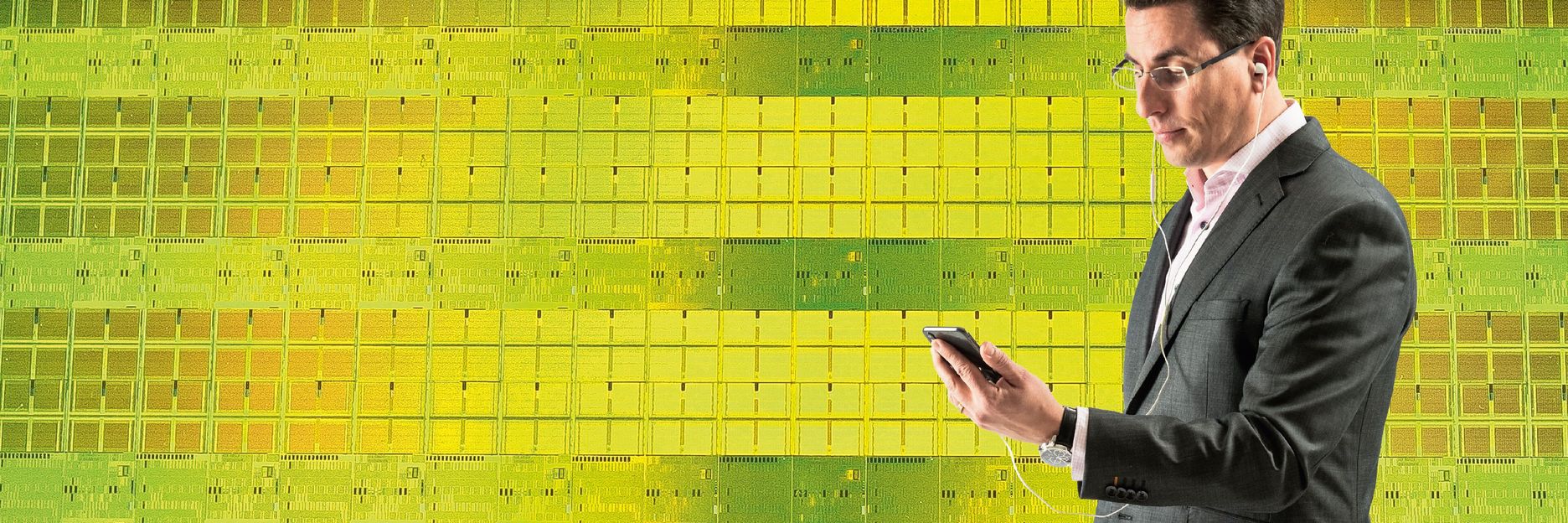 A man with a smartphone