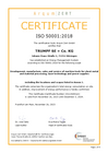 Certification according to DIN EN ISO 50001