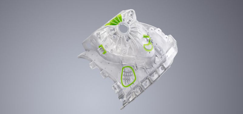 激光金属熔覆用于产生局部增强