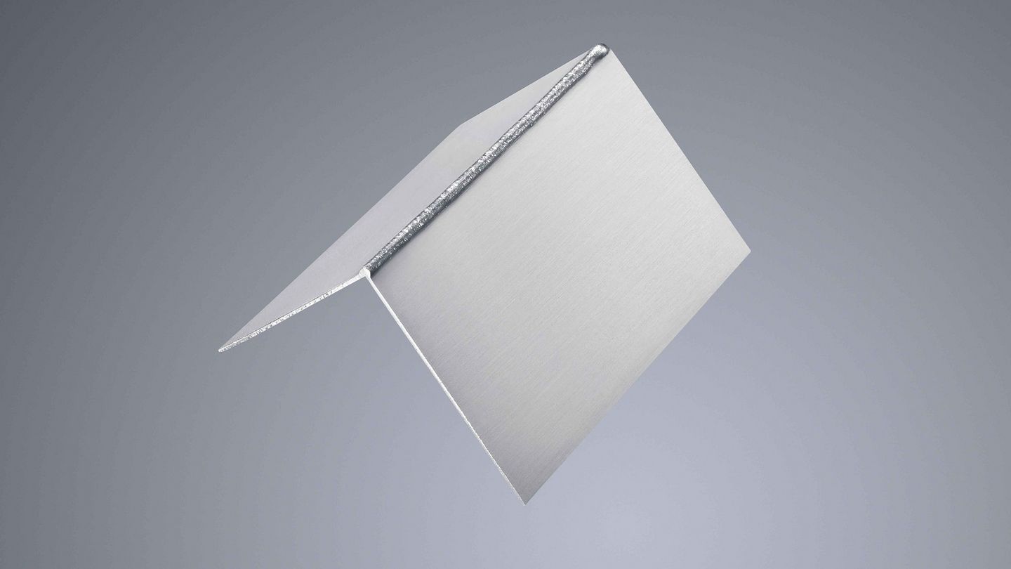 TruArc Weld 1000, stainless steel corner joint