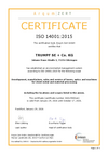 Certification according to DIN EN ISO 14001