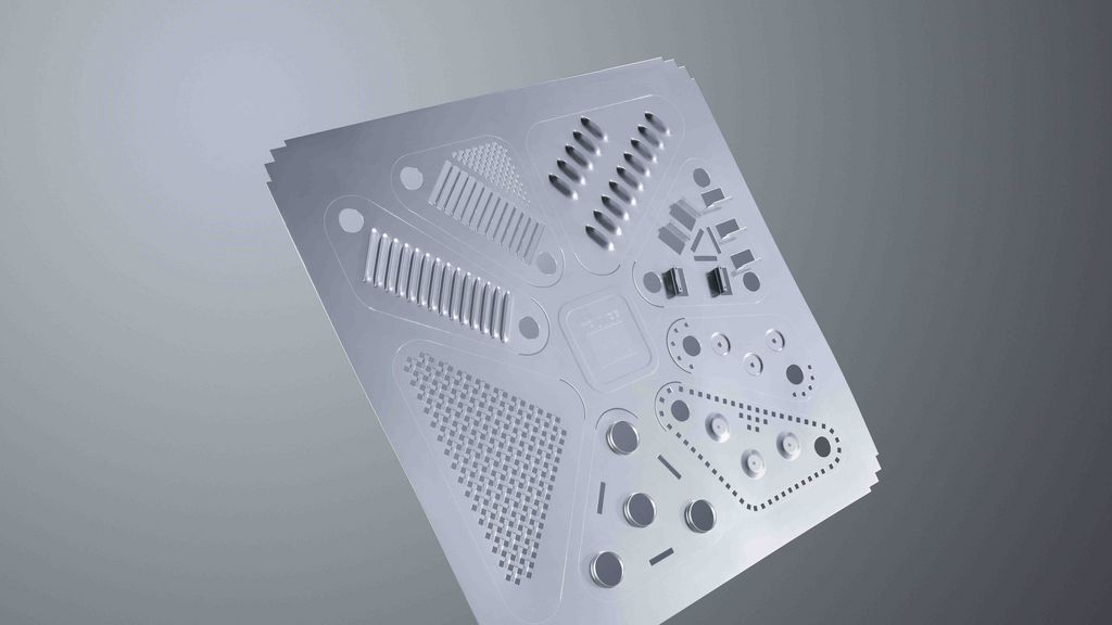 冲裁金属零件的详图