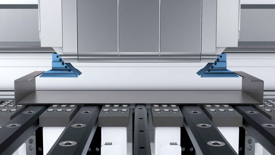 TruBend Center，角状压料板