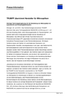 Presse-Information: TRUMPF übernimmt Hersteller für Mikrooptiken