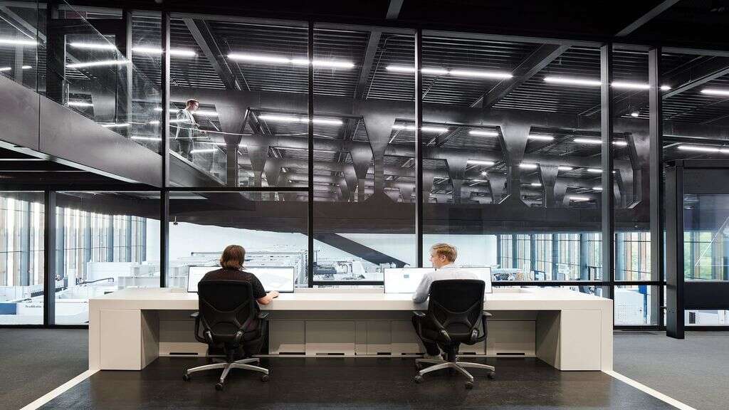 芝加哥智能工厂的控制室