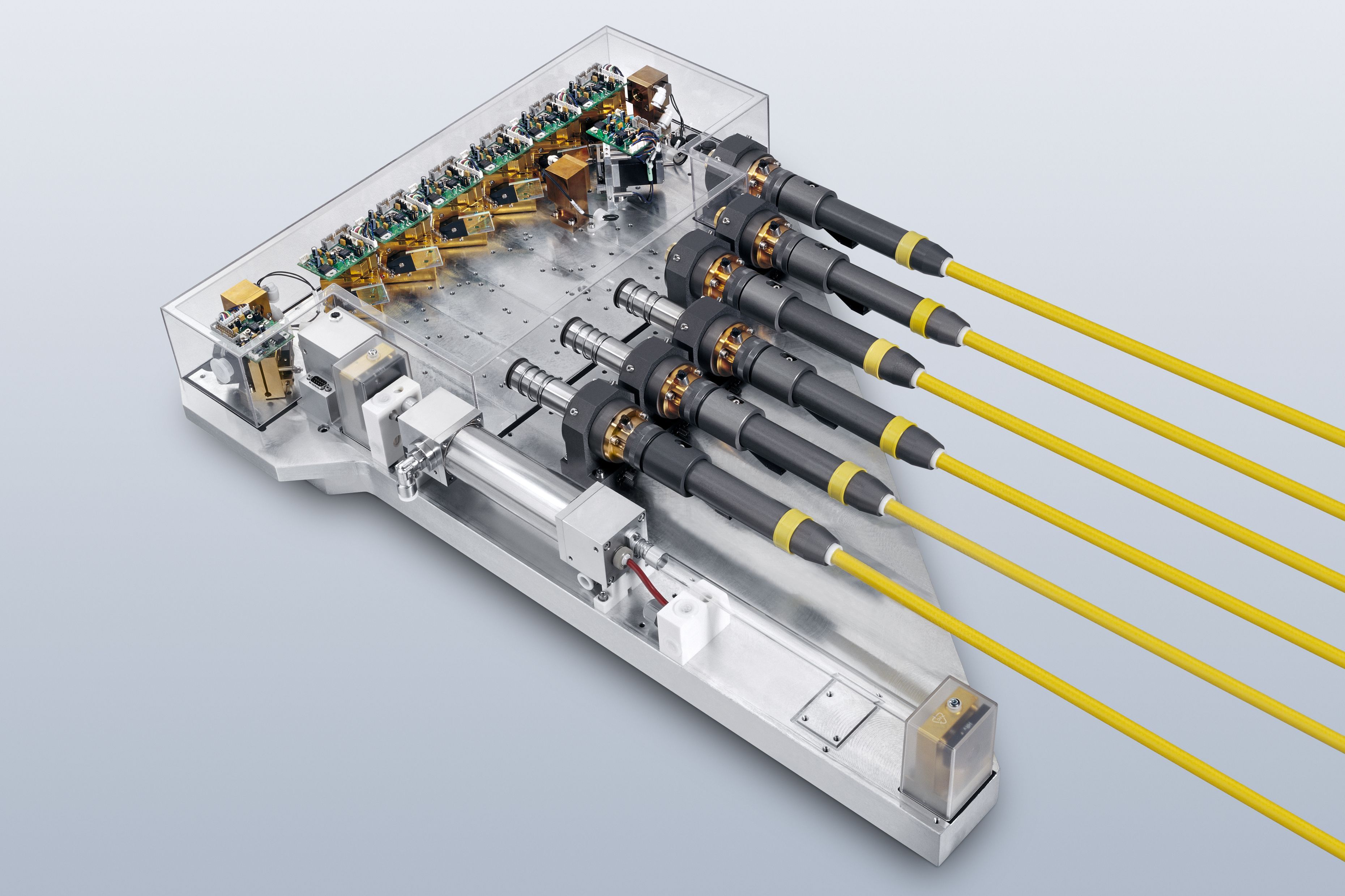 Image of the technology inside the TRUMPF pulsed lasers