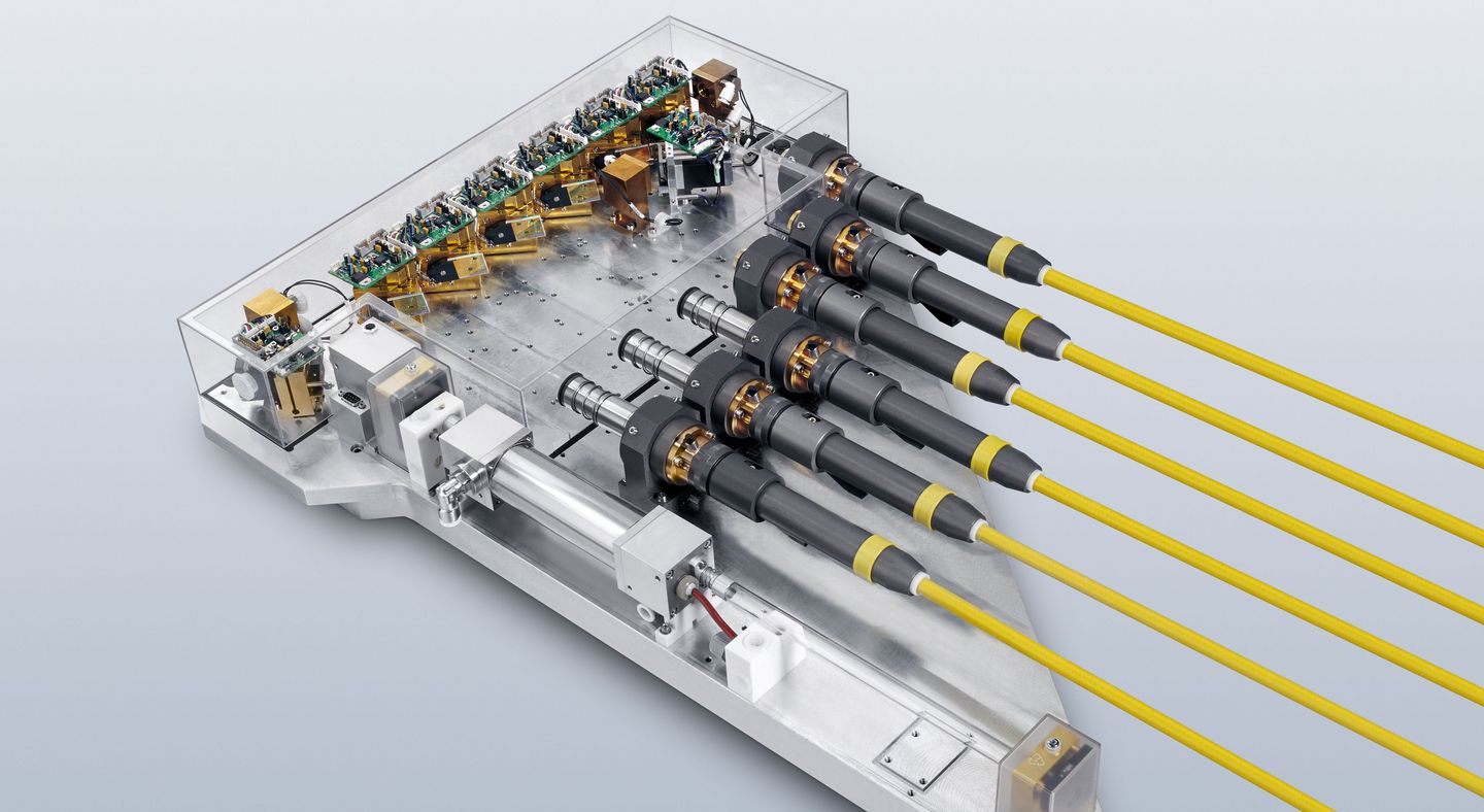 Image of the technology inside the TRUMPF pulsed lasers