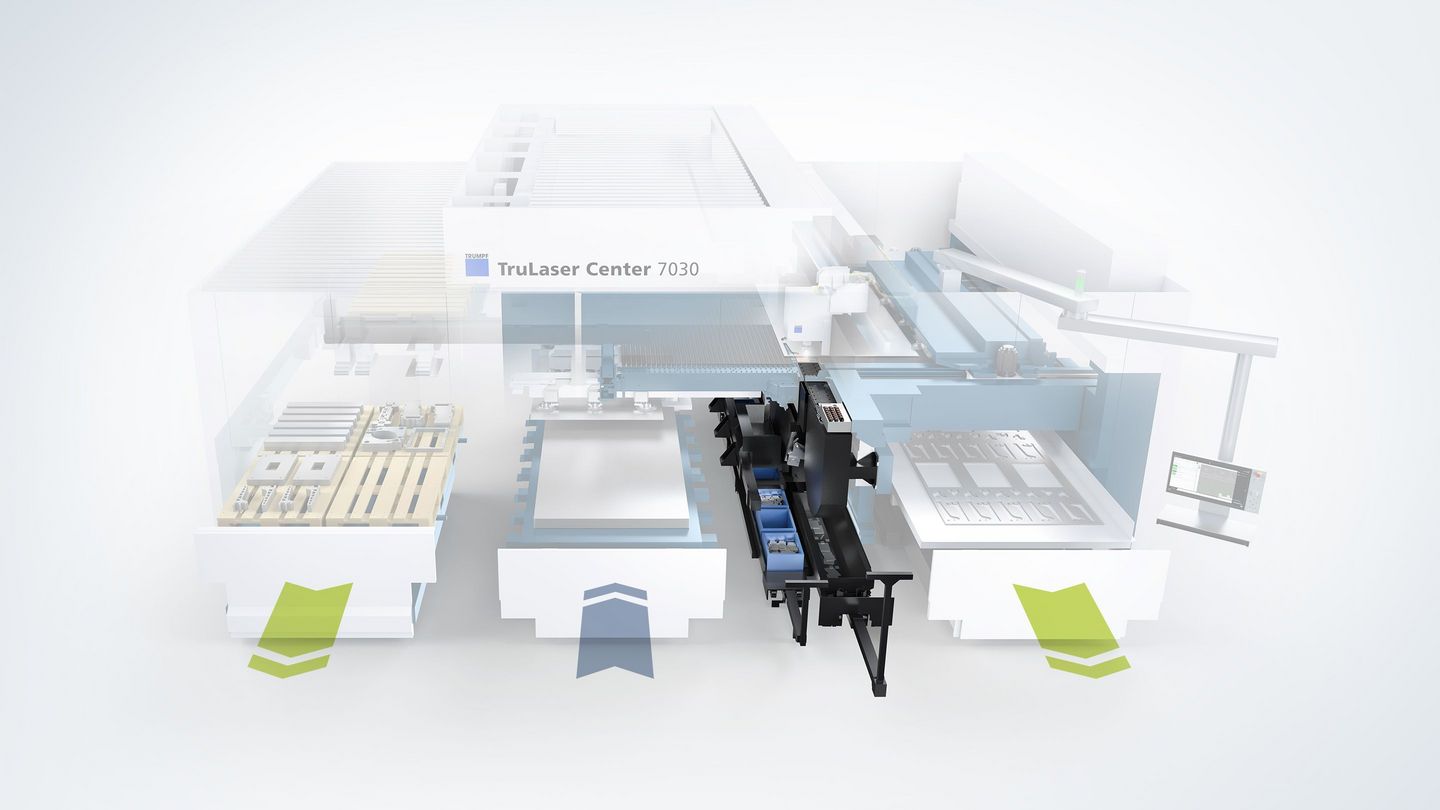 Removing parts and scrap