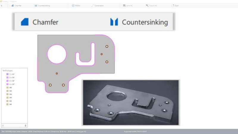 TruTops Boost V14, Screenshot EdgeLine Bevel