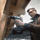 Drill-driver-wood-work