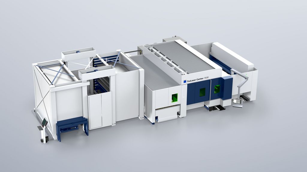 TruLaser Center 7030, storage connection