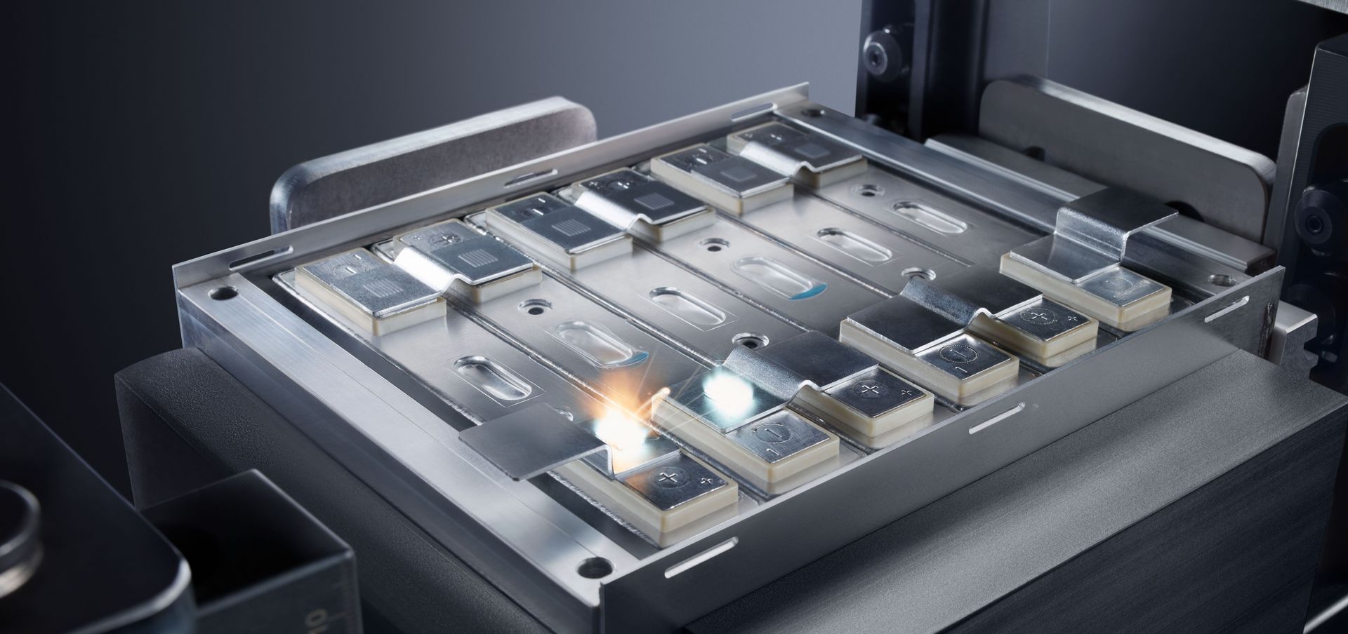 TRUMPF application - battery cell busbar welding