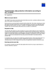 Supplementary data protection information in accordance with art. 13 General Data Protection Regulation (GDPR) for suppliers