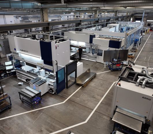 Blick in die Smart Factory Ditzingen