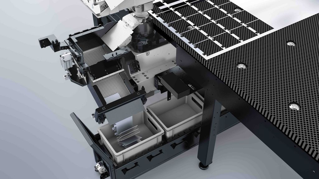 TruPunch 机床上的自动化装置