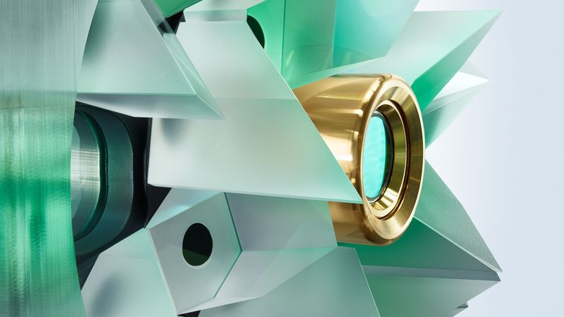 Image of the technology inside the TRUMPF disk laser