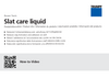 Slat care liquid Produktinformation