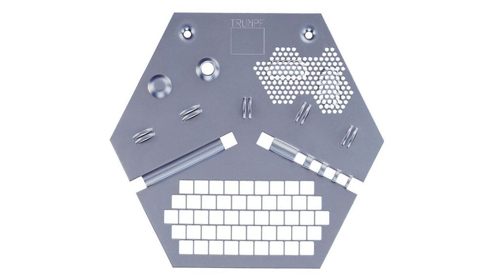 冲裁钣金零件的详图