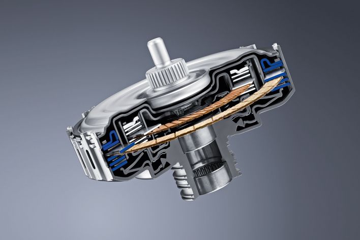 激光焊接的双离合器单元