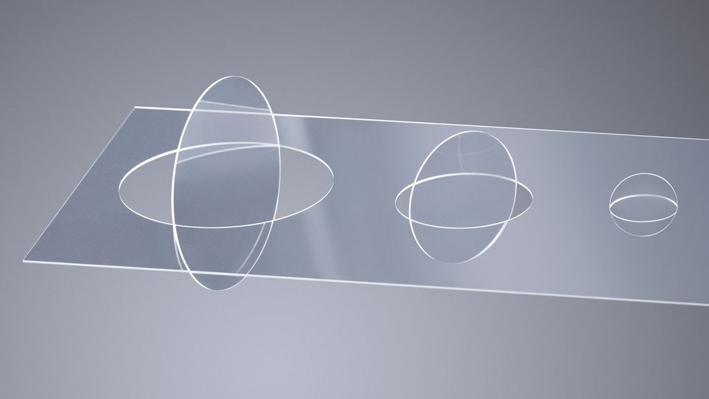 玻璃的高速激光切割