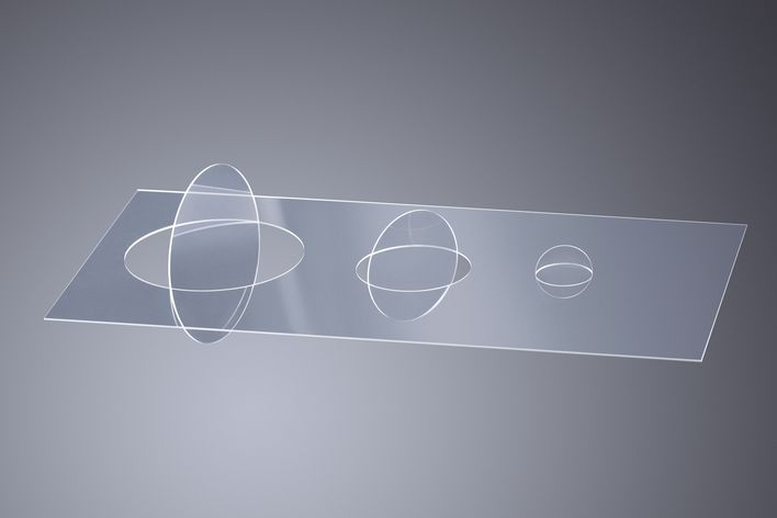 High-speed laser cutting of glass