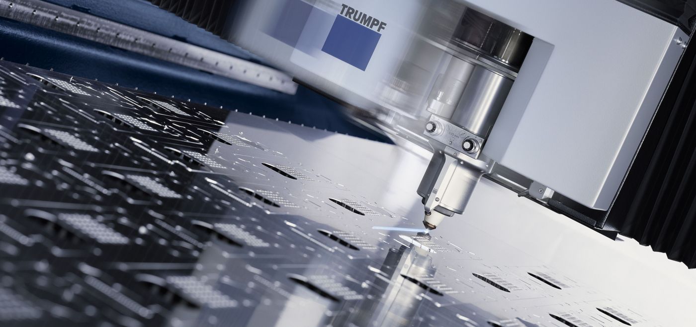 使用通快产品激光切割