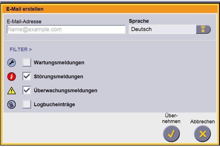 电子邮件通知,TruControl