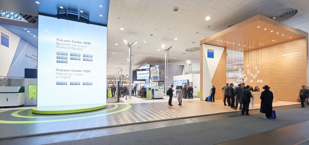 TRUMPF Messestand, Grunddesign