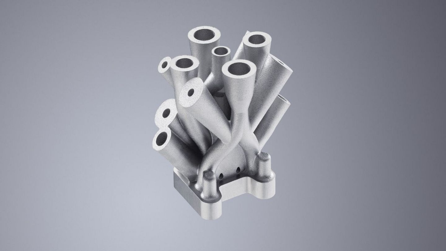 Additively manufactured hydraulic block with TruPrint machines from TRUMPF