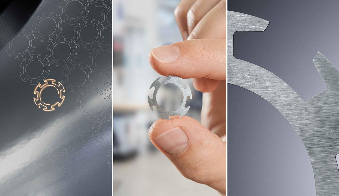 TruMicro application image - Invar cutting