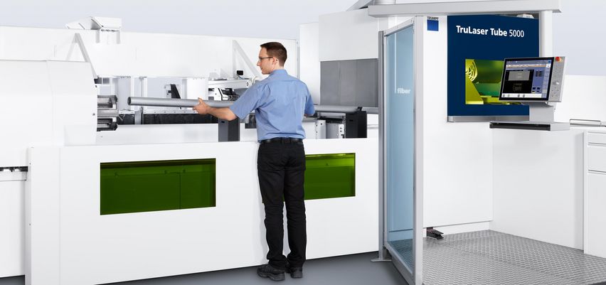 TruLaser Tube 5000 fiber，可接近性高