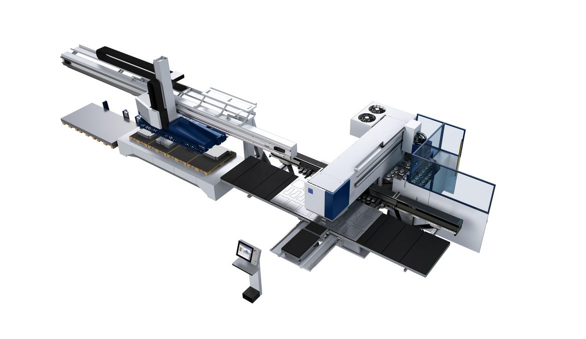 配备 SheetMaster 和 ToolMaster Linear 的 TruPunch 5000