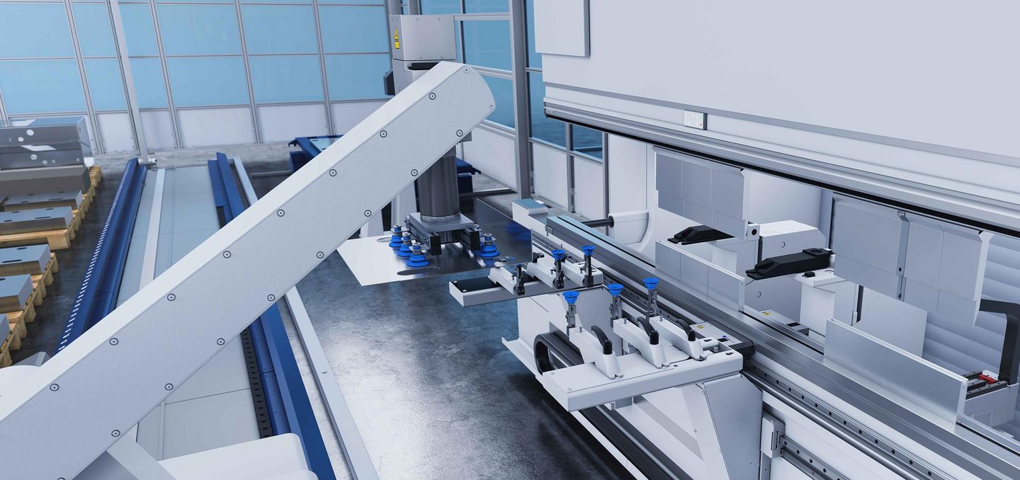 TruBend Cell 5000 with vacuum gripper