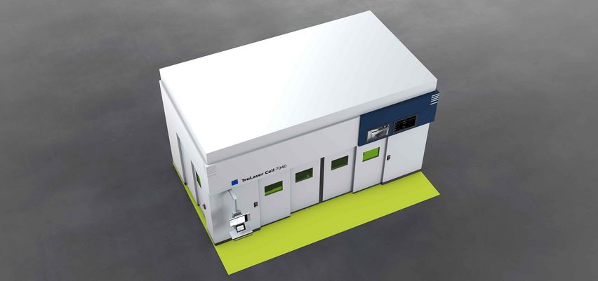 TruLaser Cell 7040 和已标记的安装面