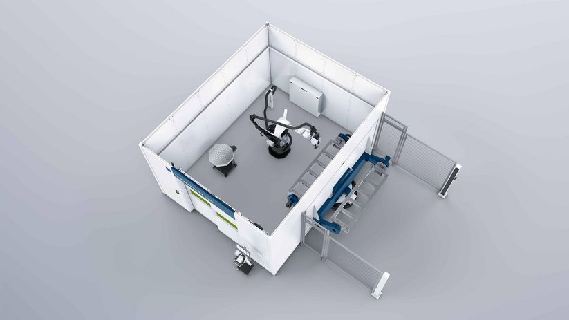 TruLaser Weld 5000 with rotary table