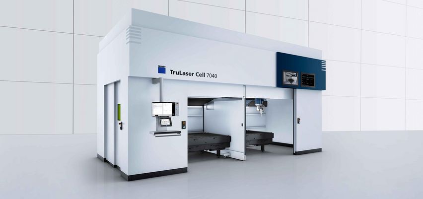 开门状态下的 TruLaser Cell 7040