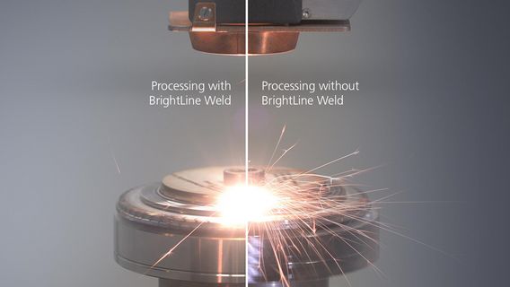 TruLaser Cell comparison BrightLine Weld application