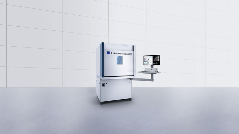 TruLaser Station 7000——极具成本效益的紧凑型 3D 激光焊接系统，针对小型组件