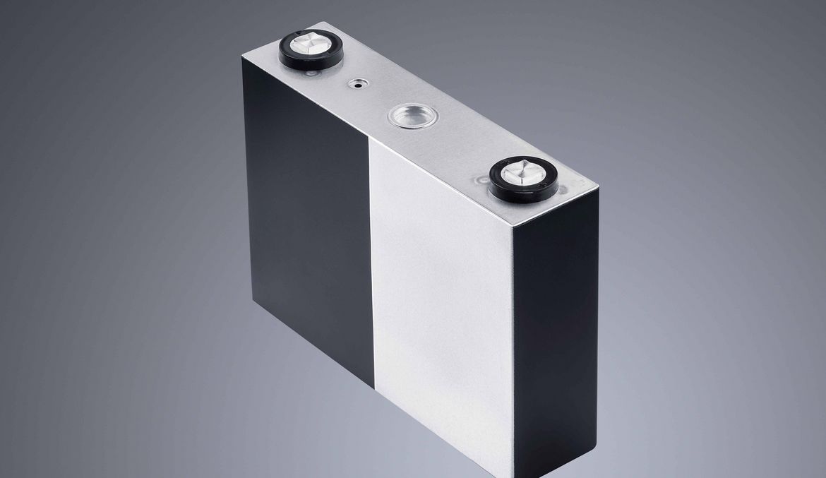 Battery cell with paint removal